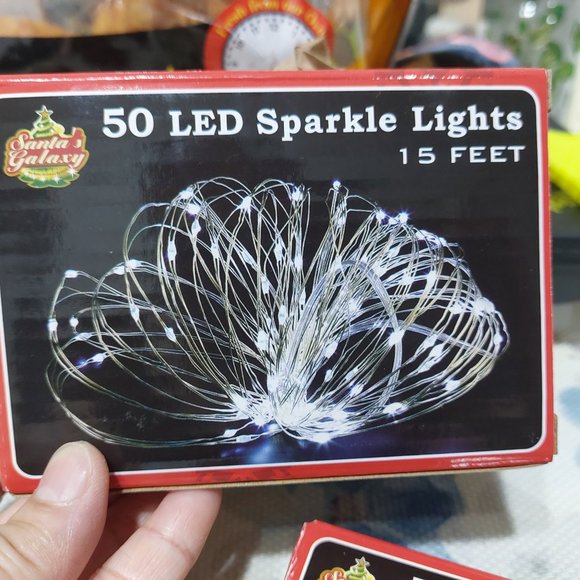 15 Feet 50 LED Sparkle Fairy Lights Battery Operated String Lights Any Occasion - Picture 2 of 4